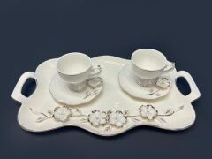 MAGNUS TEPSİLİ 2 KİŞİLİK TÜRK KAHVESİ FİNCAN SETİ