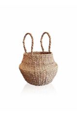 NATUREL HASIR KATLANABİLİR SEPET 33CM
