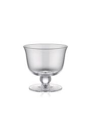 CAM AYAKLI TEKLİ TATLI KASE/ÇEREZLİK 11X10CM