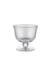 CAM AYAKLI TEKLİ TATLI KASE/ÇEREZLİK 11X10CM