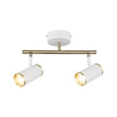 LUME 2'Lİ BEYAZ ANTİK LAK PLAFONYER AVİZE