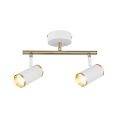 LUME 2'Lİ BEYAZ ANTİK LAK PLAFONYER AVİZE