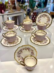 HERITAGE LİLA 6 KİŞİLİK TÜRK KAHVESİ FİNCANI