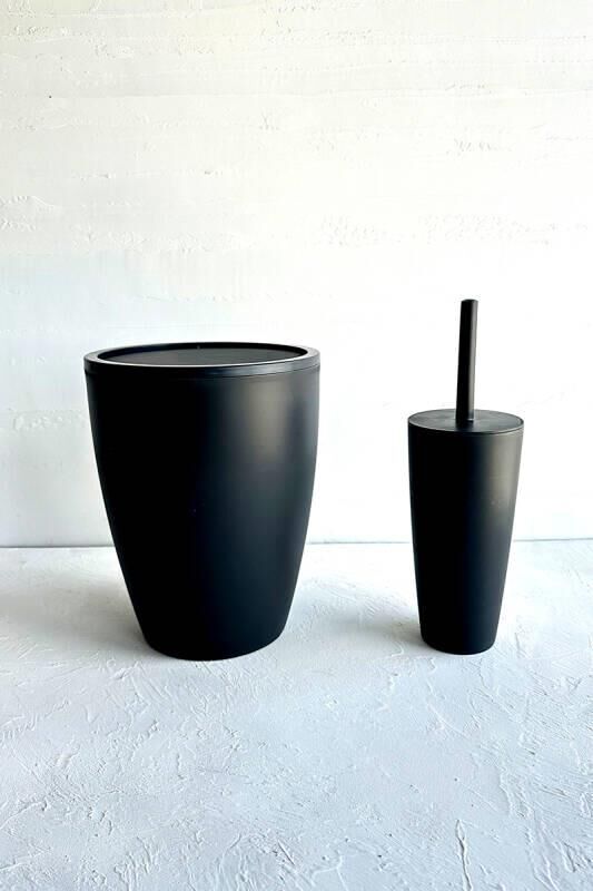 PURE SİYAH 2'Lİ BANYO SETİ