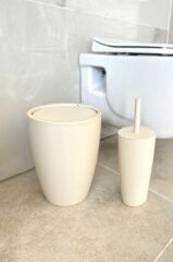 PURE BEJ 2'Lİ BANYO SETİ