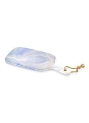 TAJ MAVİ KULPLU UZUN SUNUM/SERVİS TABAK 37CM