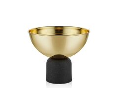 SETA TEXTURED DARK GOLD MEYVELİK/DEKOR 22CM