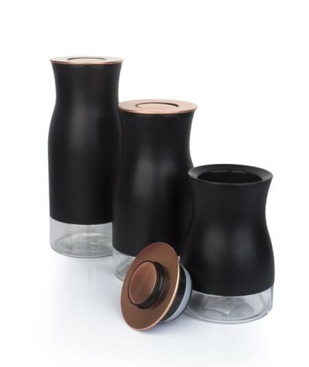 SİYAH BAKIR 3 PARÇA BAHARAT SET