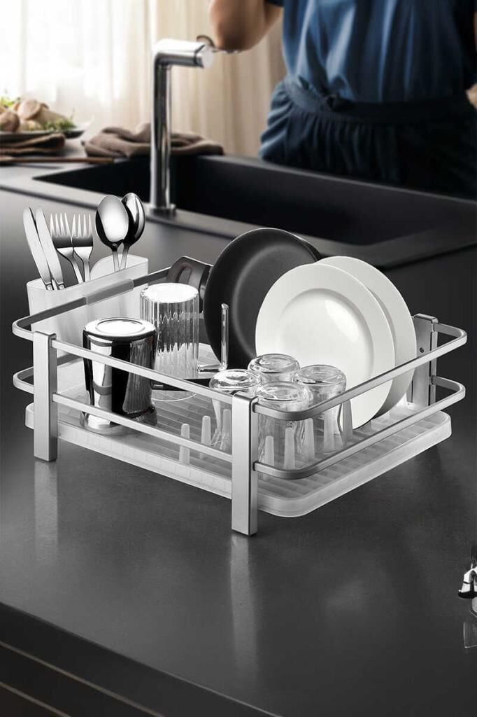 BLANCA PASLANMAZ ÇELİK BULAŞIKLIK ŞEFFAF