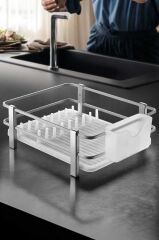 BLANCA PASLANMAZ ÇELİK BULAŞIKLIK ŞEFFAF