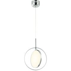 MOLVENO KROM TEKLİ LEDLİ AVİZE K.BOY