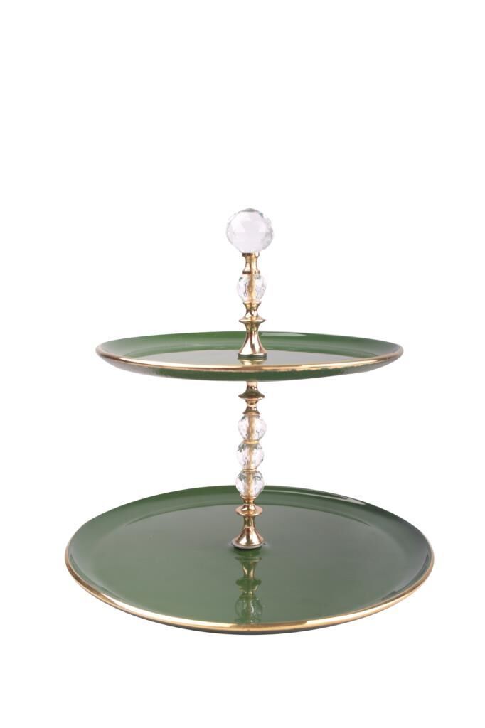 SOLID YEŞİL KATLI İKRAMLIK