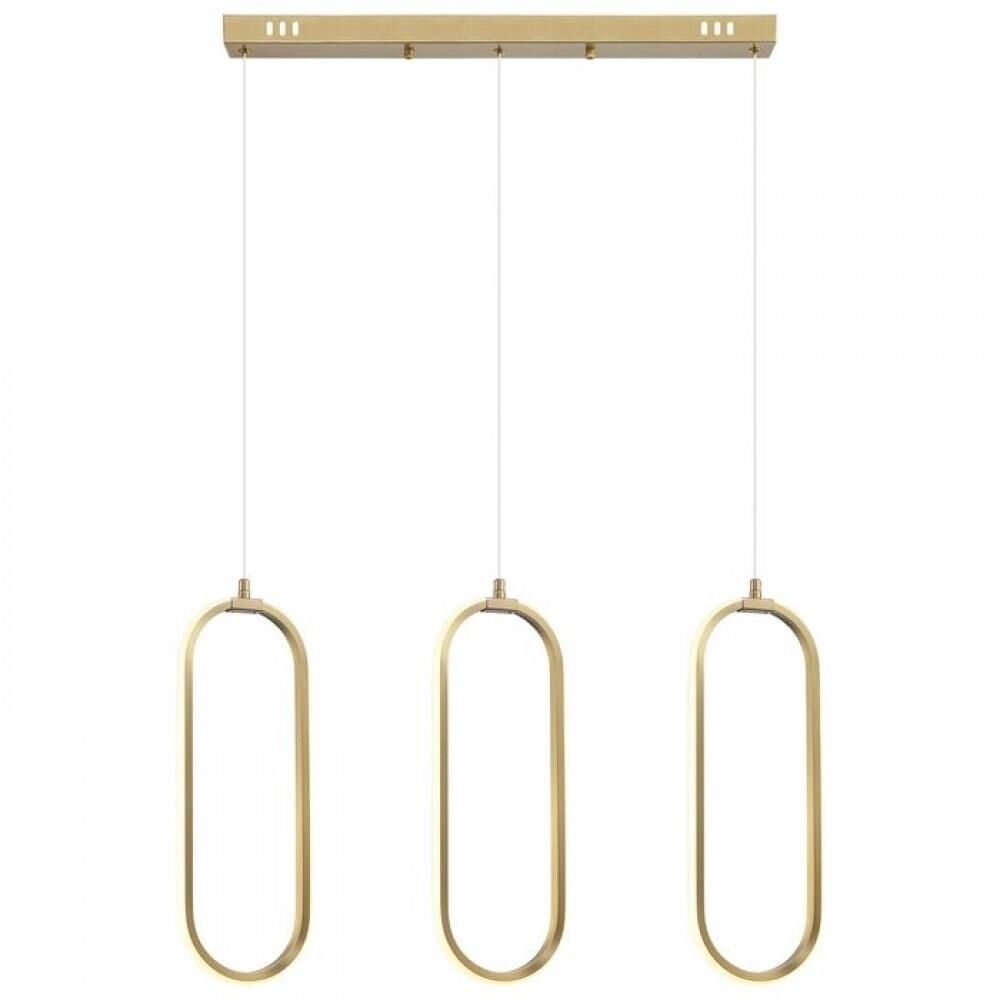 LENITA ALTIN 3'LÜ SARKIT SIRALI AVİZE 3000K