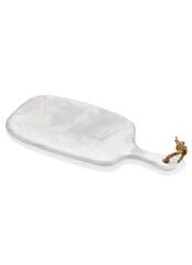 TAJ MERMER GRİ SUNUM/SERVİS TABAK 40CM