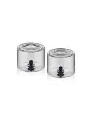 CAM YUVARLAK TUZLUK BİBERLİK SET 6X5CM