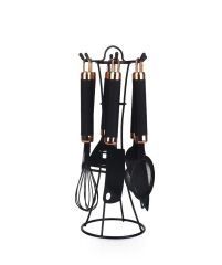 SİYAH BAKIR 6'LI SERVİS SETİ