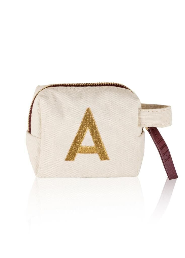 ''A'' HARF NAKIŞLI ÇANTA 14x12 CM