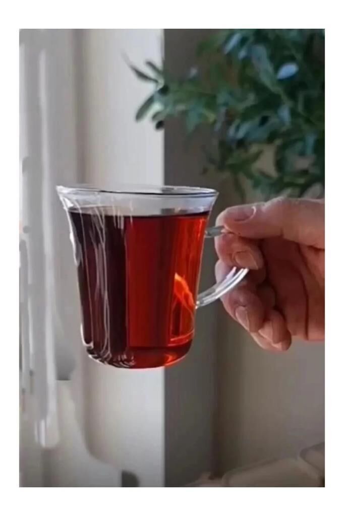 CAM KULPLU TEKLİ BARDAK 325CC