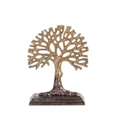 KAHVE BAKIR AĞAÇ DEKOR 25CM