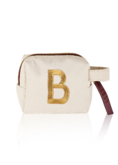 ''B'' HARF NAKIŞLI ÇANTA 14x12 CM
