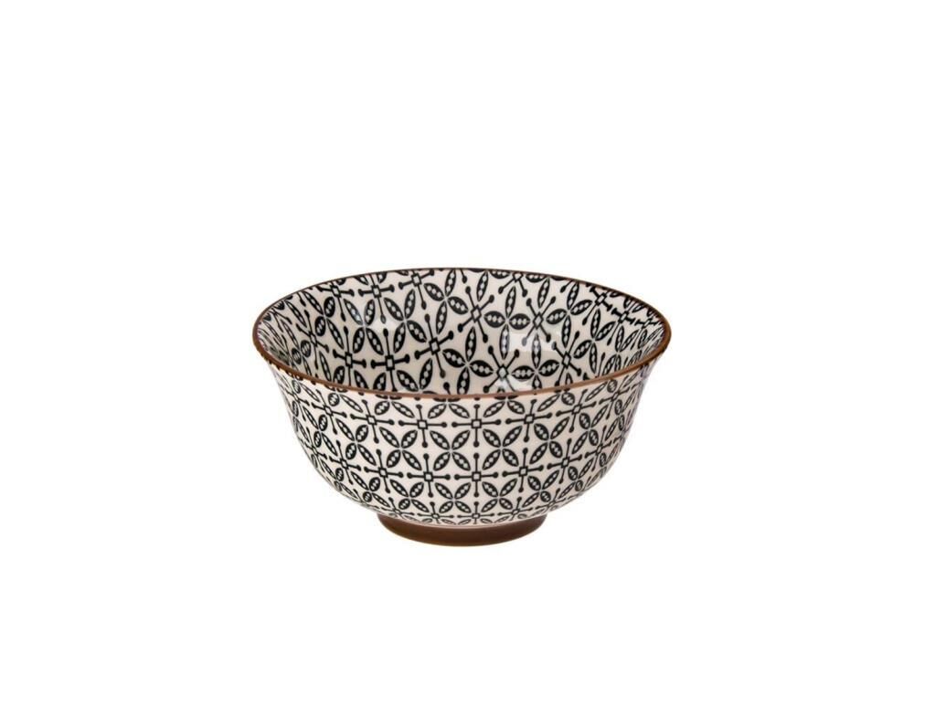 BEYAZ ETNİK DESEN 6'LI KASE 12X6CM