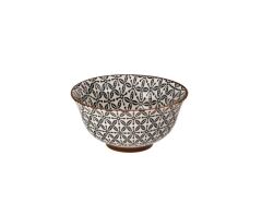 BEYAZ ETNİK DESEN 6'LI KASE 12X6CM