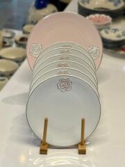 ROZSA PEMBE 7 PARÇA PASTA SETİ