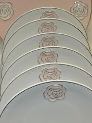 ROZSA PEMBE 7 PARÇA PASTA SETİ