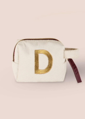 ''D'' HARF NAKIŞLI ÇANTA 14x12 CM