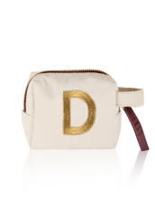 ''D'' HARF NAKIŞLI ÇANTA 14x12 CM