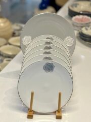 ROZSA GRİ 7 PARÇA PASTA SETİ
