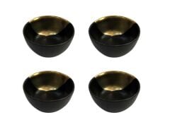 SİYAH GOLD 4'LÜ ÇEREZLİK 10CM