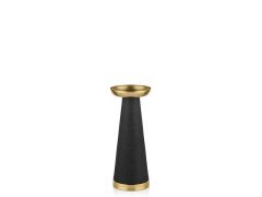SETA TEXTURED DARK GOLD KONİK MUMLUK 30CM