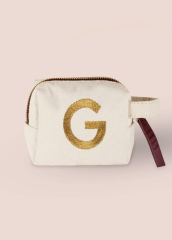 ''G'' HARF NAKIŞLI ÇANTA 14x12 CM