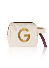 ''G'' HARF NAKIŞLI ÇANTA 14x12 CM