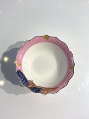 PEMBE LACİVERT PORSELEN 6'LI KASE 15CM