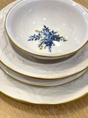 ROLYEF BLUE 6 KİŞİLİK 24 PARÇA YEMEK TAKIMI