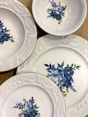 ROLYEF BLUE 6 KİŞİLİK 24 PARÇA YEMEK TAKIMI