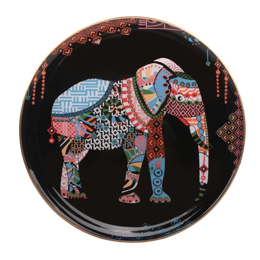 ELEPHANT SİYAH TEPSİ 31CM