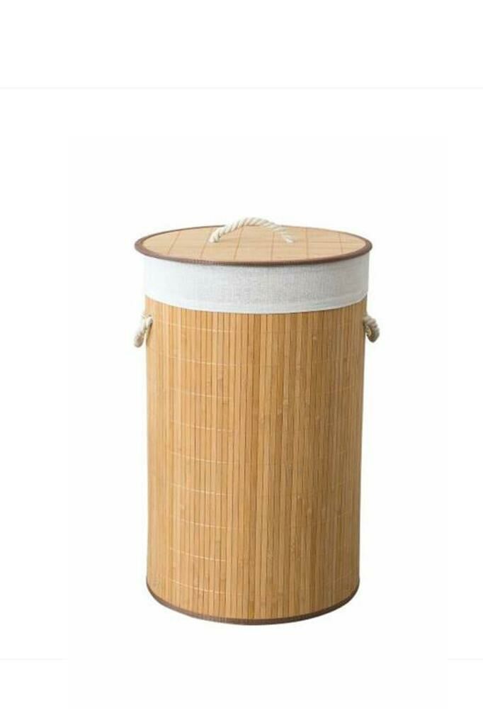 LİMPİA BAMBU YUVARLAK SEPET 38X60