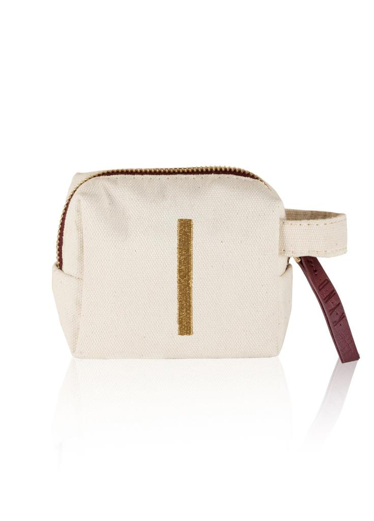 ''I'' HARF NAKIŞLI ÇANTA 14x12 CM