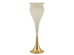 SETA TEXTURED CREAM GOLD KONİK AYAKLI DAR VAZO/DEKOR 72CM