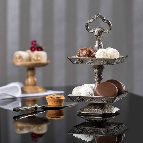 GÜMÜŞ 2 KATLI İKRAMLIK