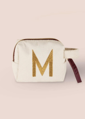 ''M'' HARF NAKIŞLI ÇANTA 14x12 CM