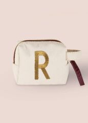 ''R'' HARF NAKIŞLI ÇANTA 14x12 CM