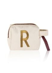 ''R'' HARF NAKIŞLI ÇANTA 14x12 CM