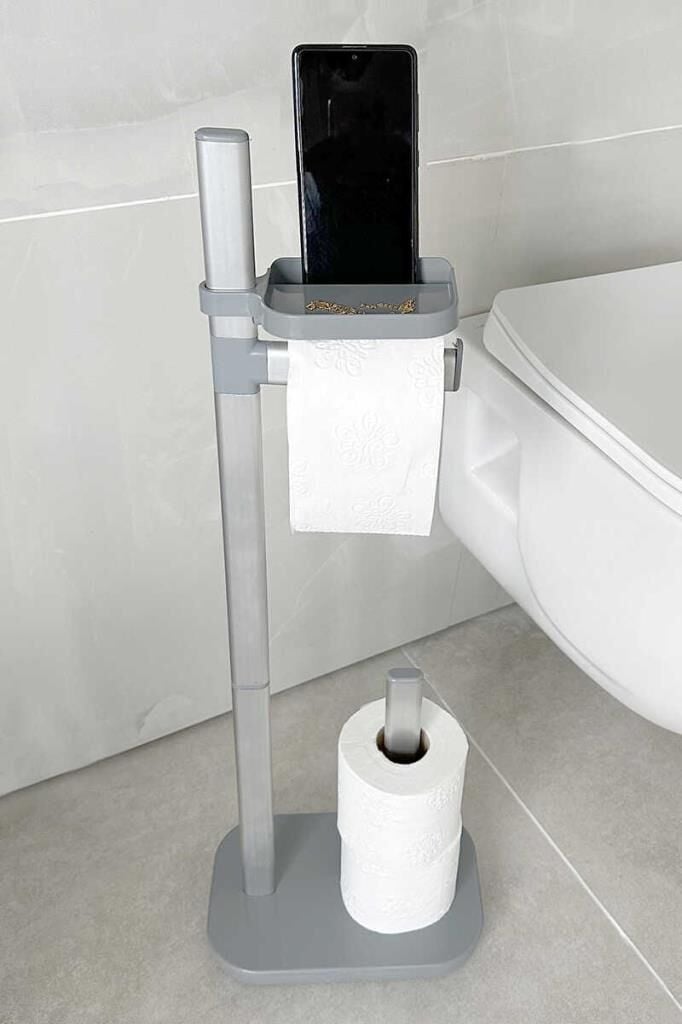 SUI TUVALET KAĞITLIK GRİ