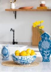 BLEU BLANC DEKORATİF KASE 30X30X11CM