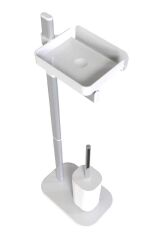 SUI TUVALET FIRÇALIKLI TUVALET KAĞITLIK BEYAZ