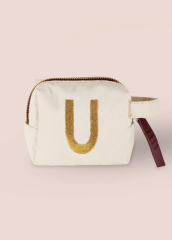 ''U'' HARF NAKIŞLI ÇANTA 14x12 CM